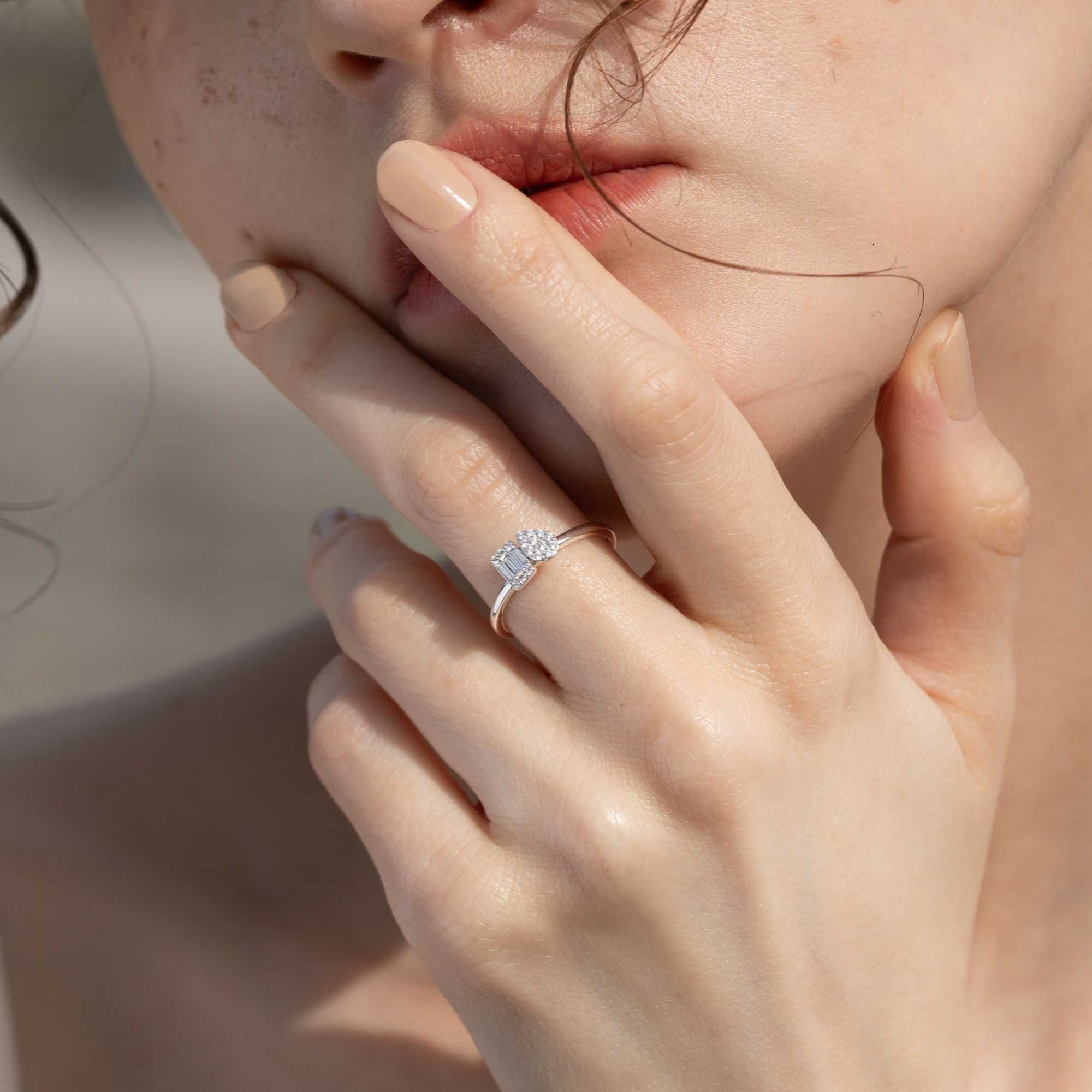 Diamond Duet Ring