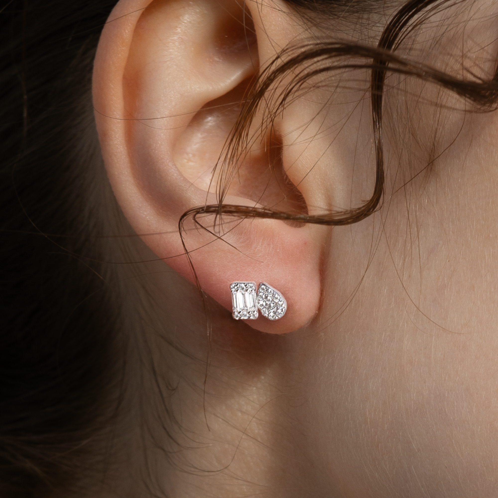 Diamond Duet Earrings