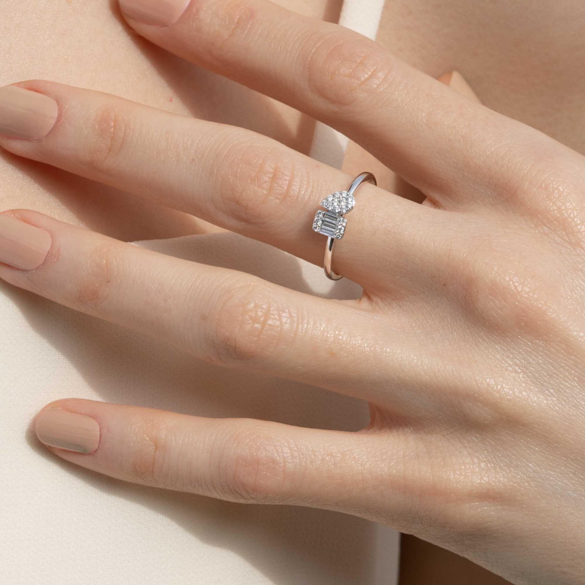 Diamond Duet Ring
