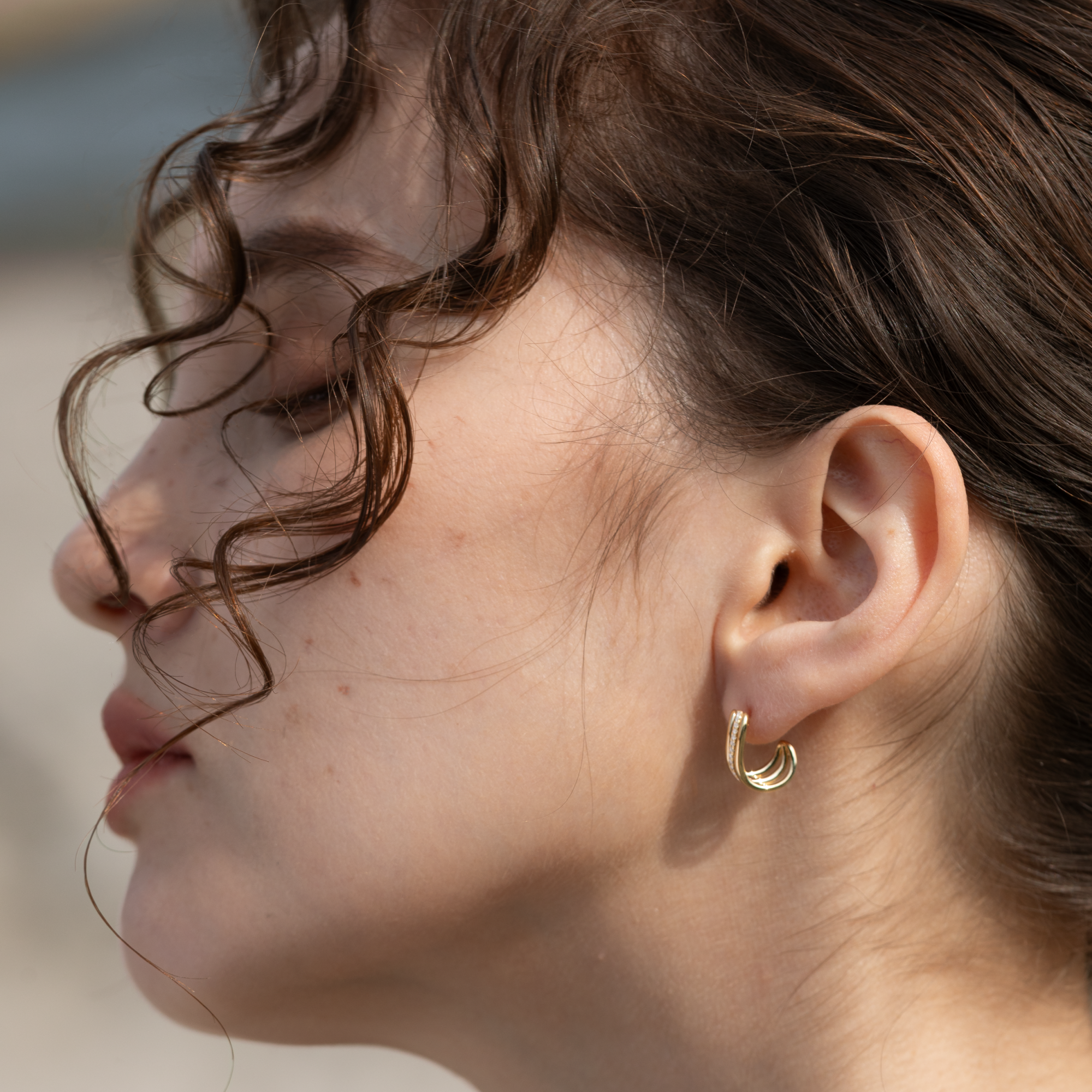 Trio Waves Earrings