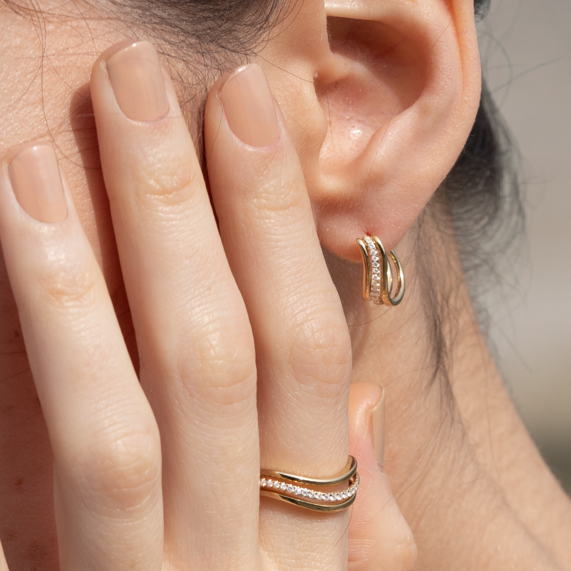 Trio Waves Earrings